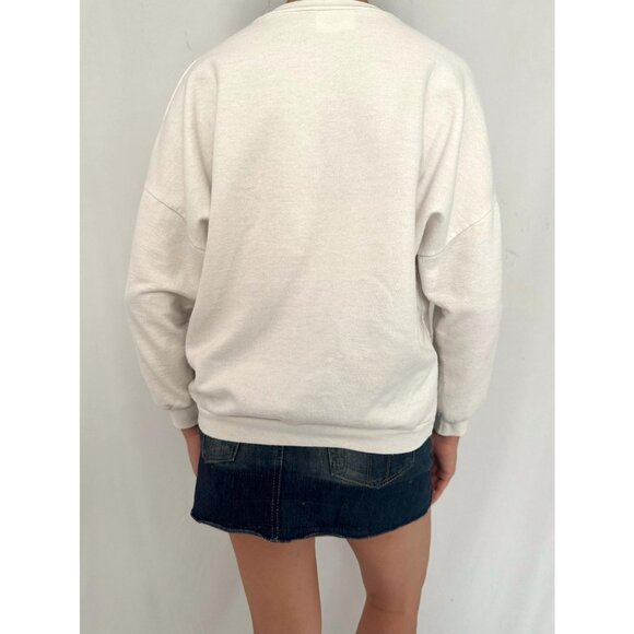 90s vintage cat kitten holiday christmas cute graphic crewneck pullover sweater - Picture 6 of 9